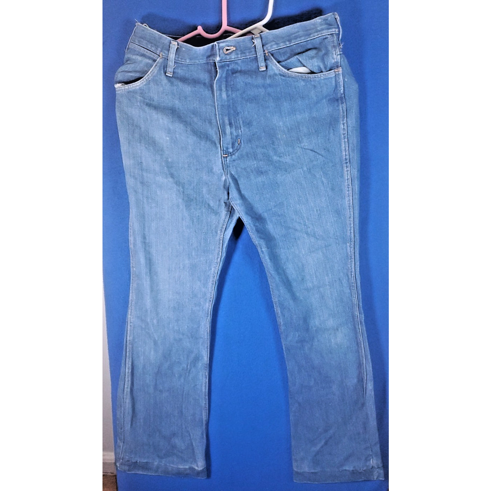 Vintage Flare WRANGLER Men's Denim Jeans Size 36 Long